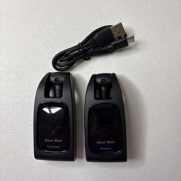 New Bee Wireless Guitar System For Electric Guitar & Bass Guitar Rechargeable - Picture 2 of 5